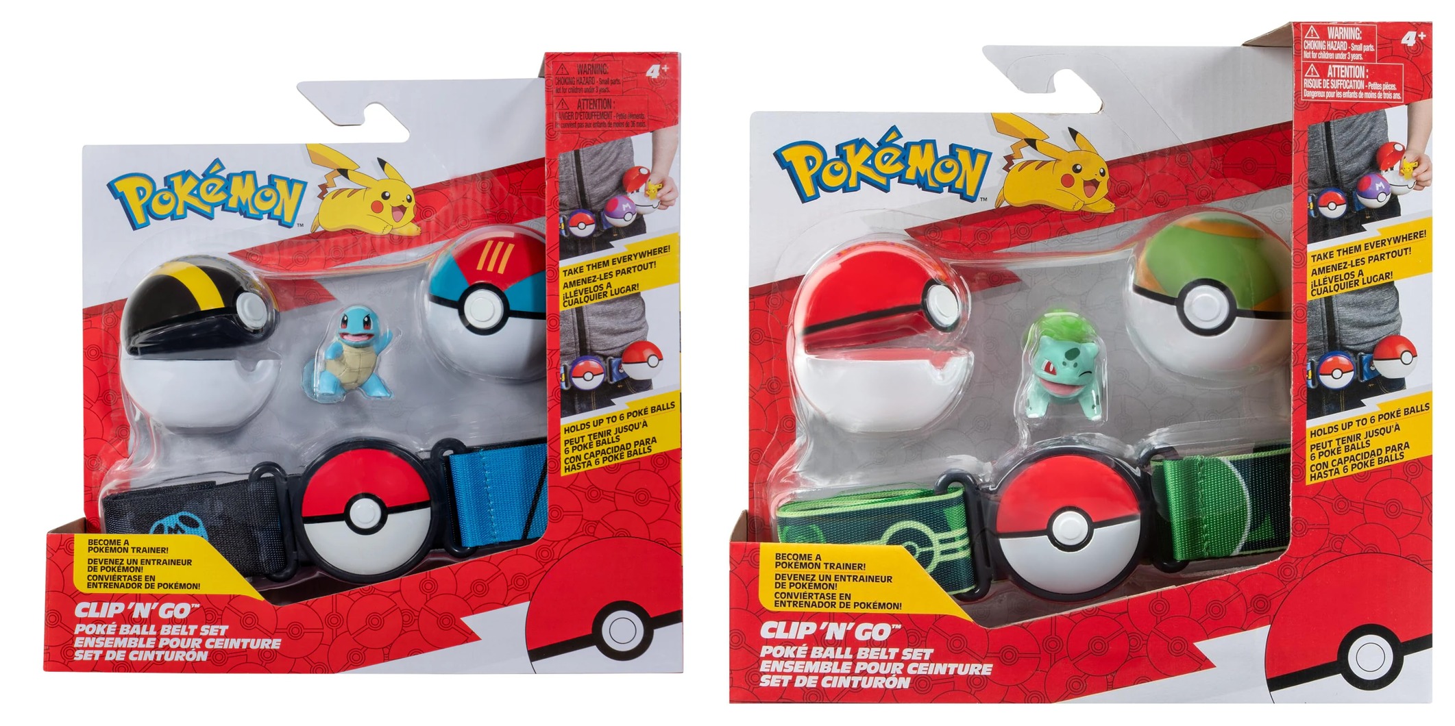 Pokémon – Clip N Go Belt Set Squirtle or Bulbasaur v:1735063