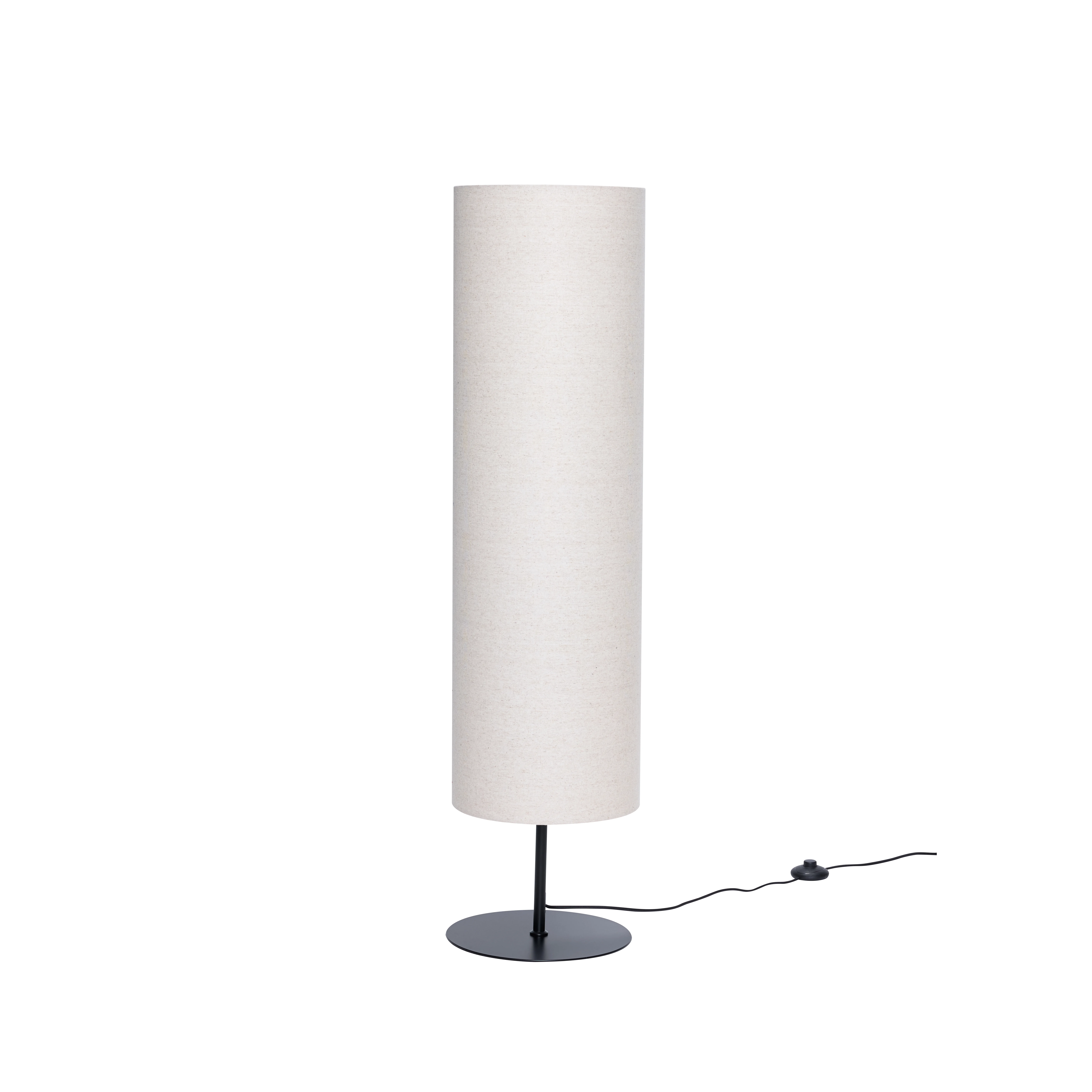 Hübsch – Sable Floor Lamp – Sand – ø30xh120cm – Gratis frakt v:7569719