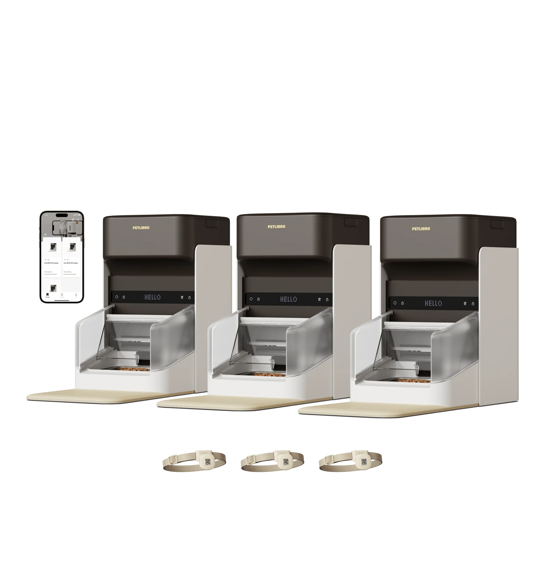 Petlibro - 3 x ONE RFID Pet Feeder - Gratis frakt v:9562409