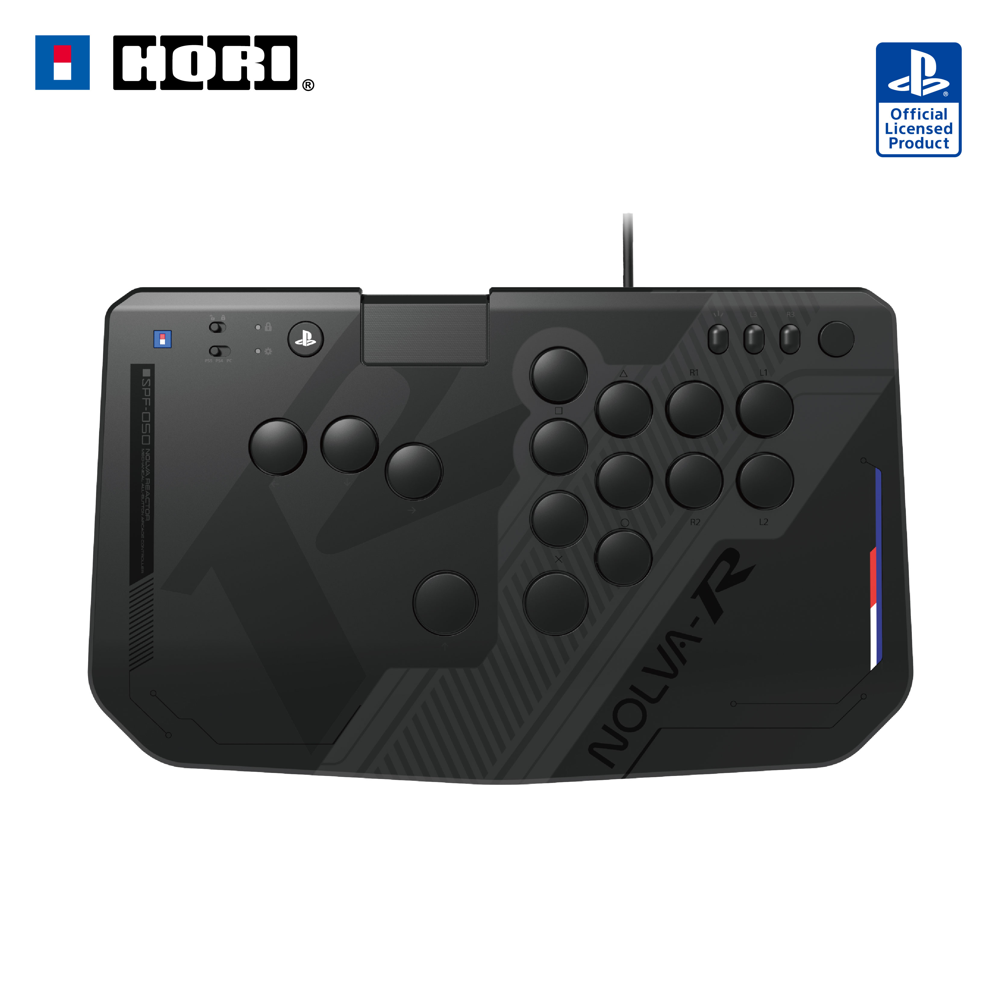 HORI - NOLVA Reactor Mechanical All-Button Controller for PS5 - Black - Gratis frakt v:6059366