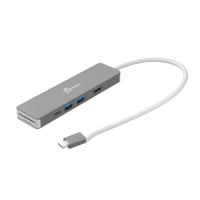 J5create – 4k60 Elite Usb-C 10gbps Multi-Adapter – Gratis frakt v:8628748