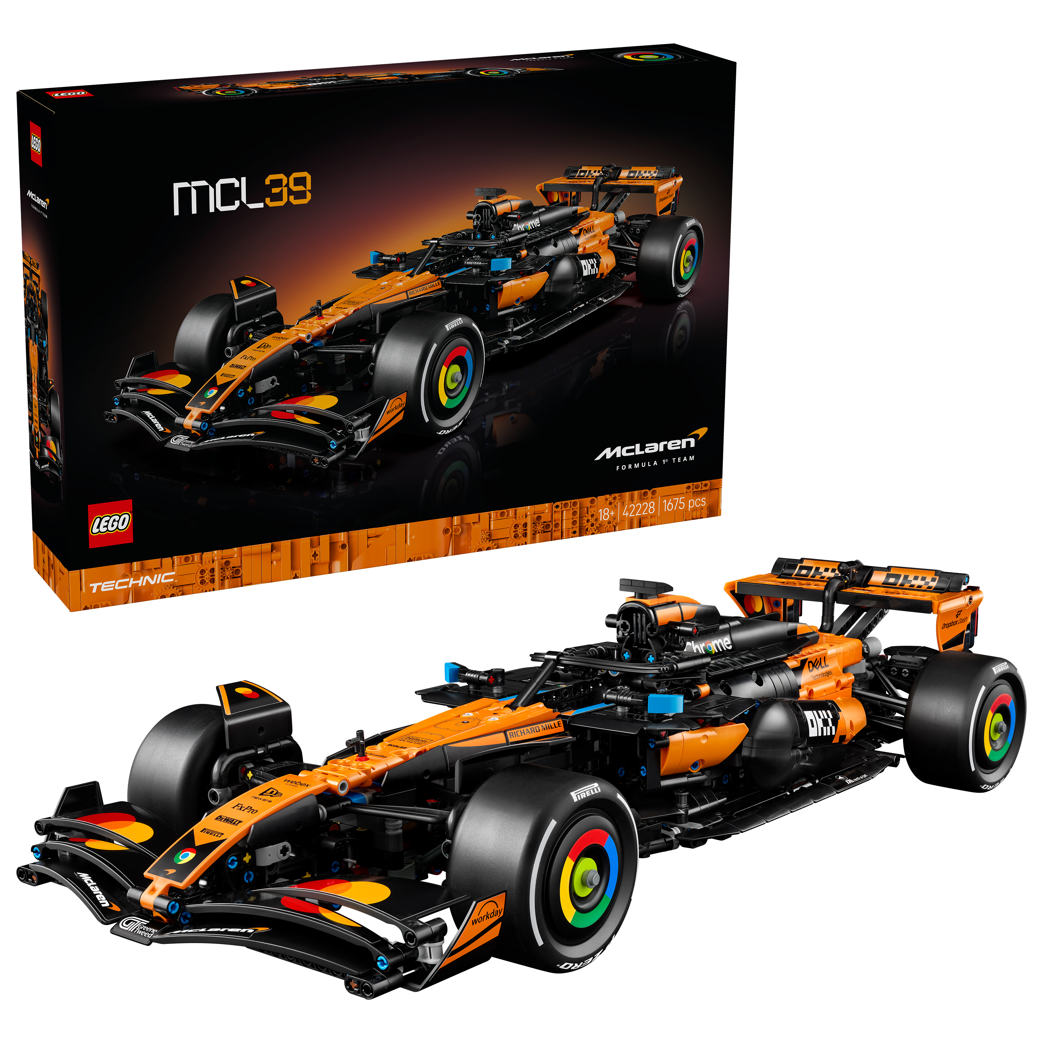 LEGO - Technic - McLaren MCL39 F1®-bil (42228) - Gratis frakt v:7104059