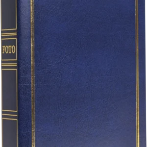 Focus – Eterna Super 200 Fotoalbum 10×15 – Klassisk album med gulldetaljer – Blue v:1324787