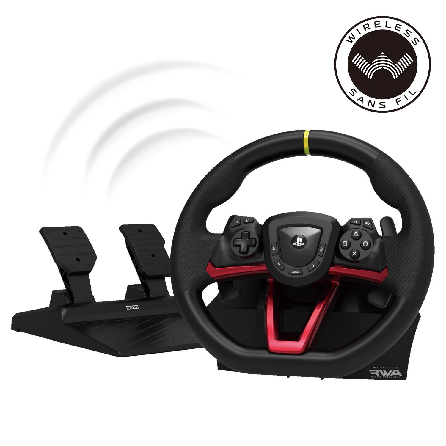 HORI Wireless Racing Wheel Apex for Playstation 5, PlayStation 4 and PC – Gratis frakt v:3748981