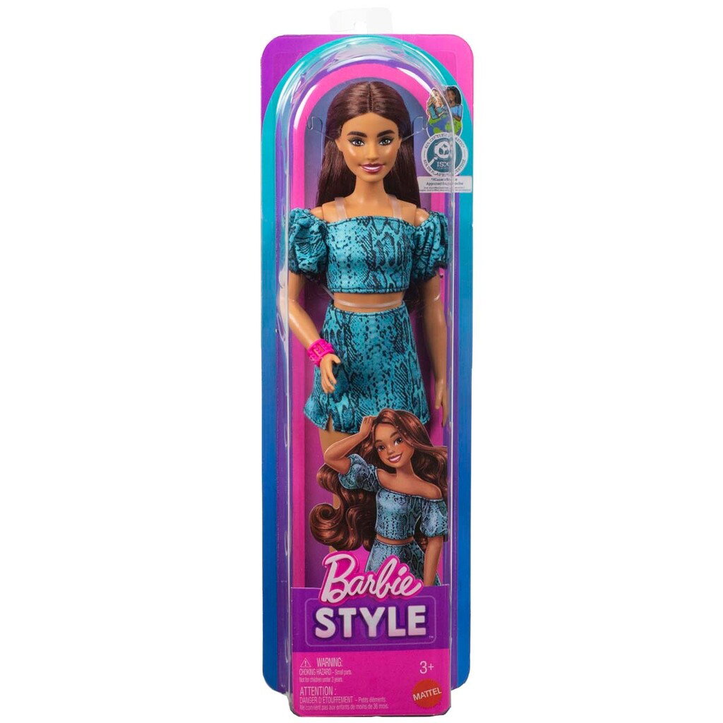 Barbie – Fashionista Teal Animal Print (JJN63) v:9829440
