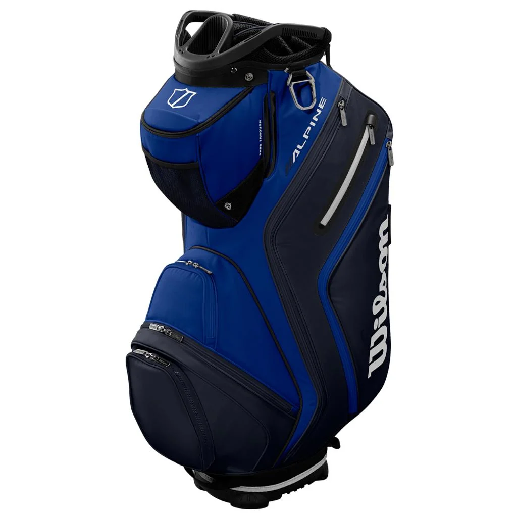 Wilson – Alpine Cart Bag with Embroidery – Navy/Blue – Gratis frakt v:1955173 Wilson – Alpine Cart Bag with Embroidery – Navy/Blue – Gratis frakt v:1955173