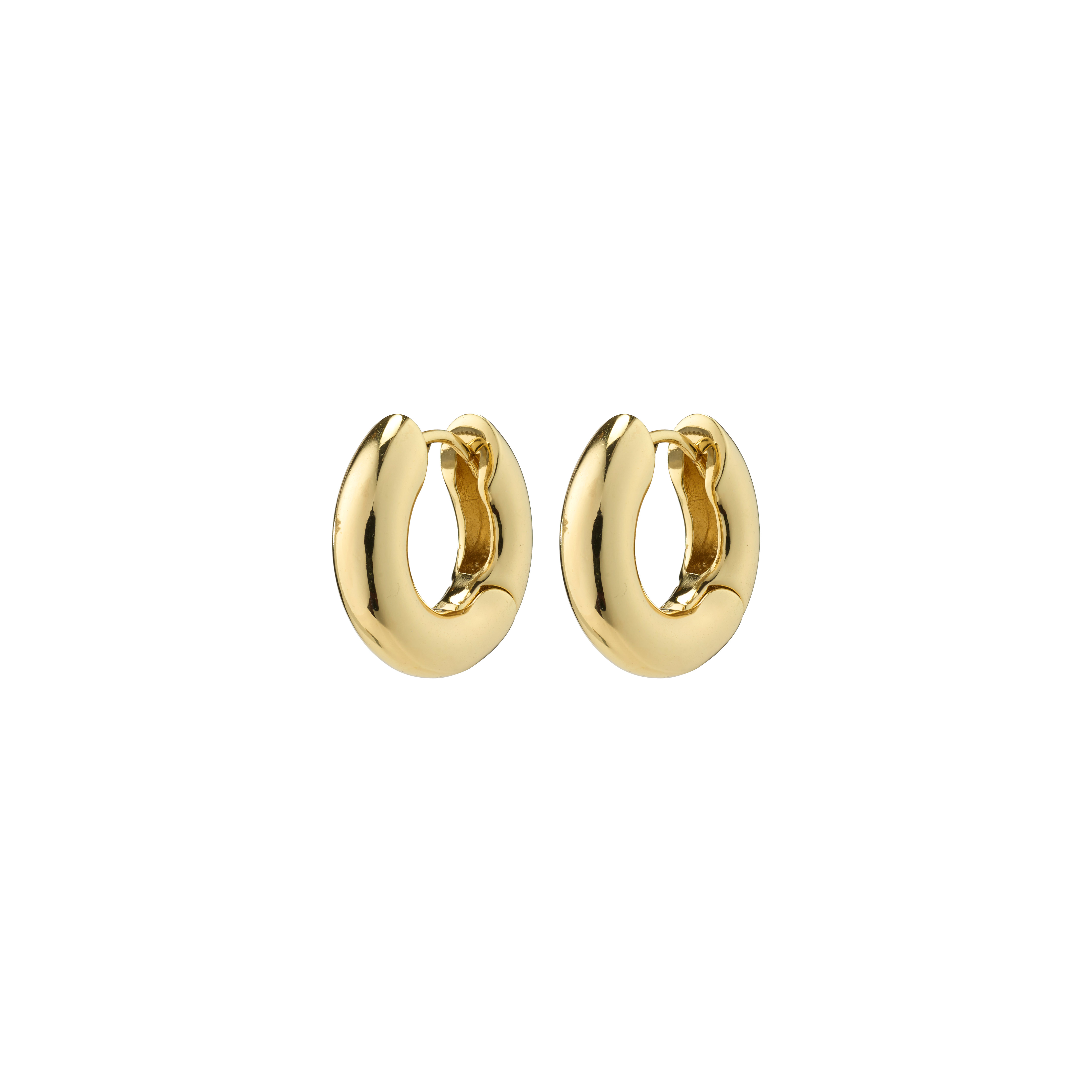 PILGRIM – AICA Chunky Huggie Hoop Earrings – Gold-Plated – 15 mm v:1516440