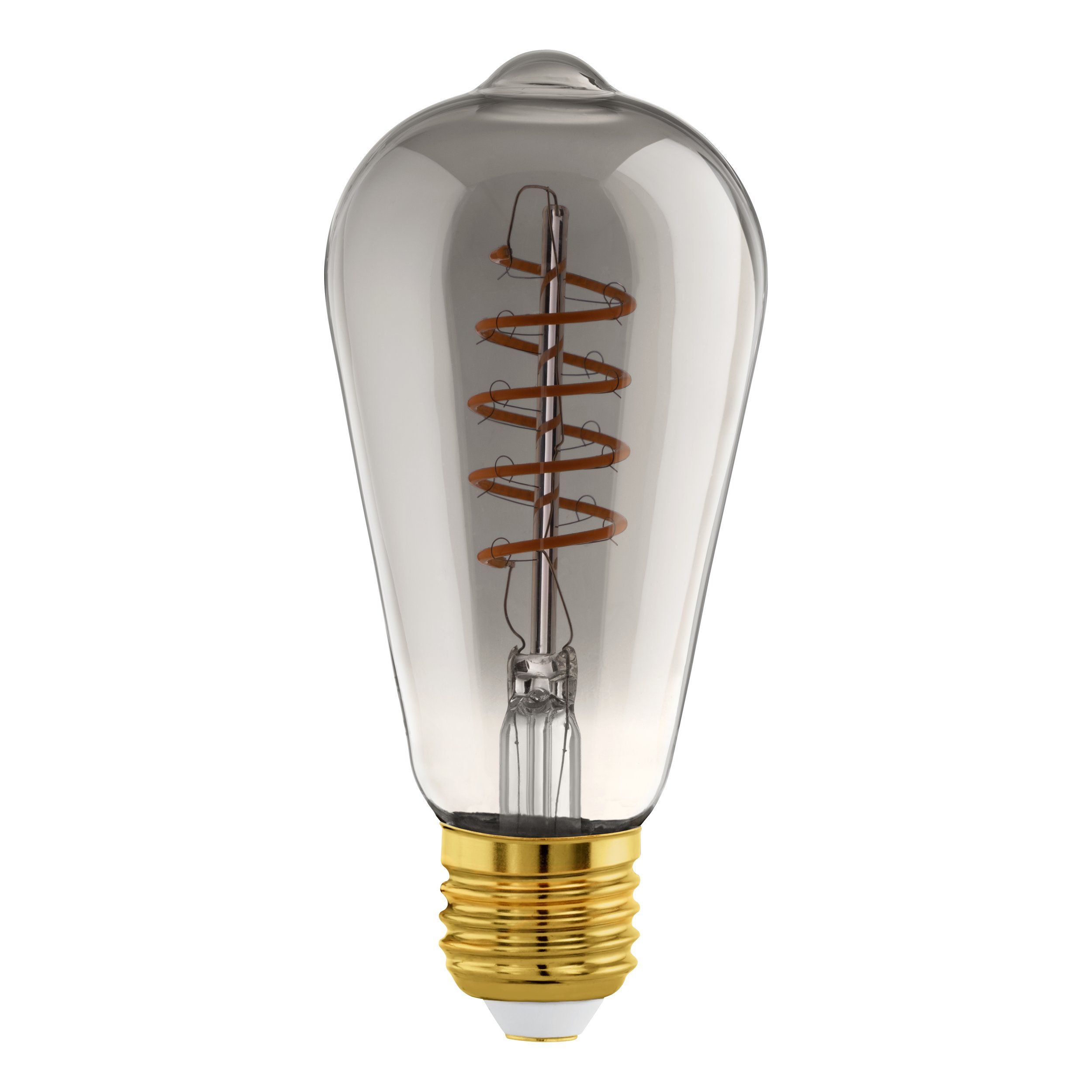 EGLO - E27 ST64 Spiral Røykfarget Smartpære - Zigbee & Bluetooth v:5564633