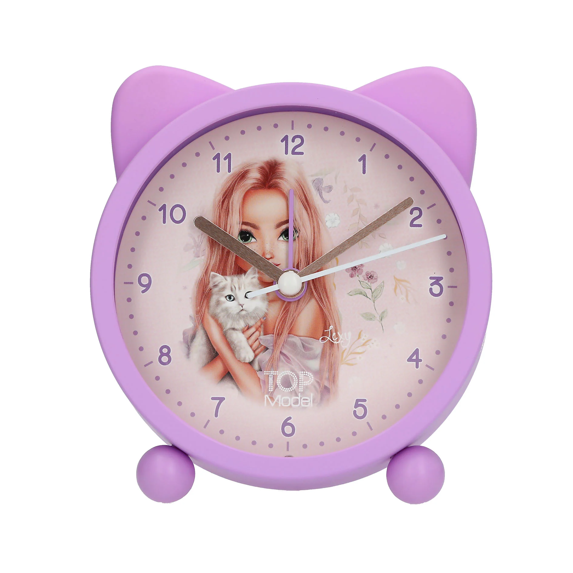 Topmodel - Vekkerklokke - Blooming Kitty - Purple v:6718925