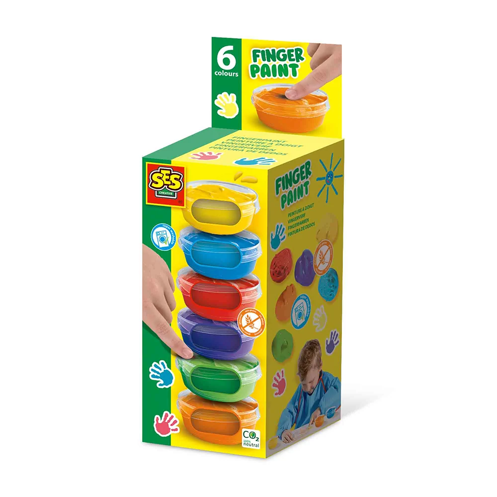 SES Creative – Fingerpaint 6x45ml – (S00398) v:8818059