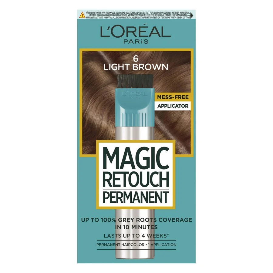 L'Oreal Paris – Magic Retouch Permanent Direct Color For Normal Hair 6 Light Brown – 6 Light Brown – 45 v:5121738