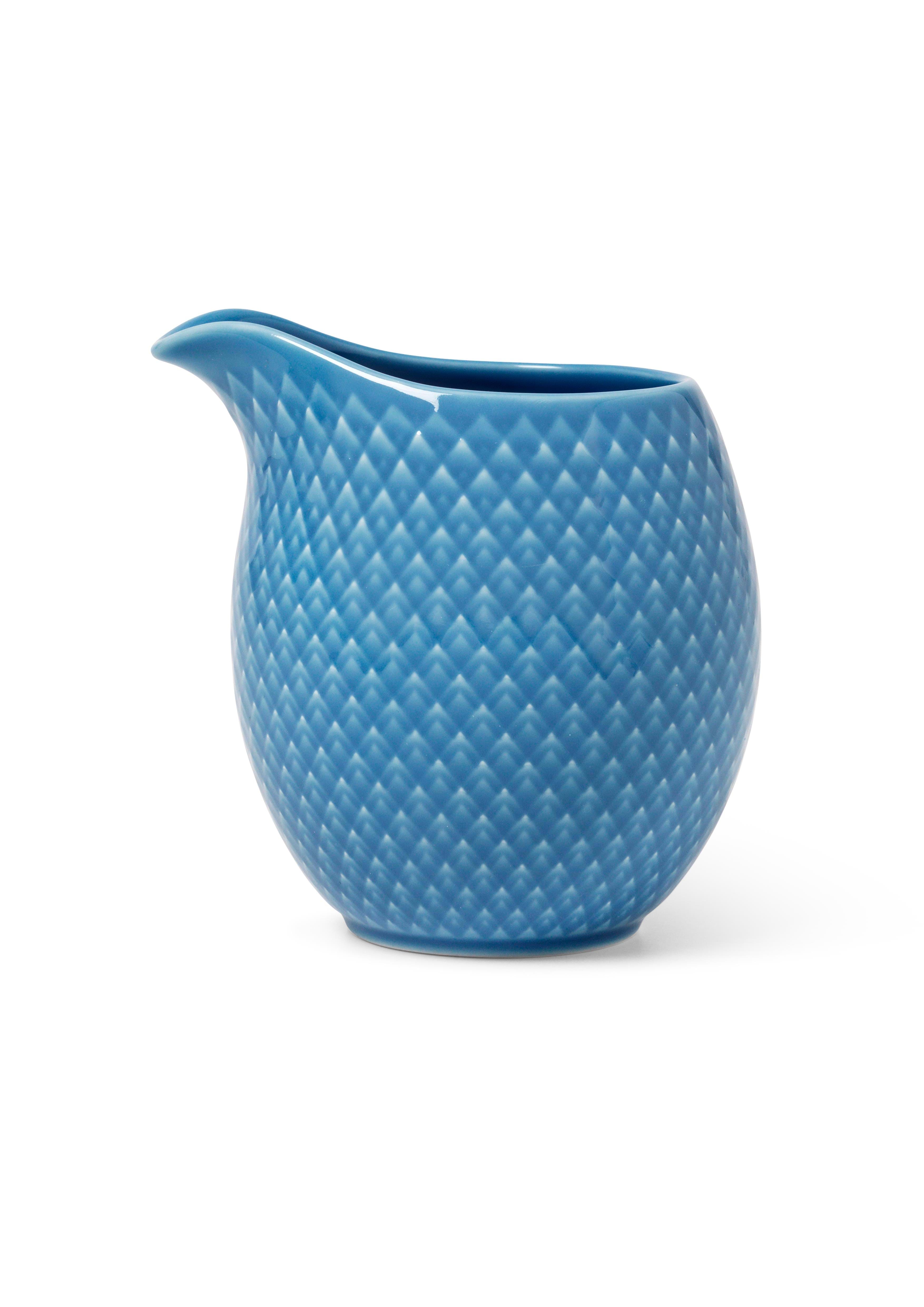 Lyngby Porcelæn - Rhombe Color Melkekanne - 39 cl - Blå v:5490030
