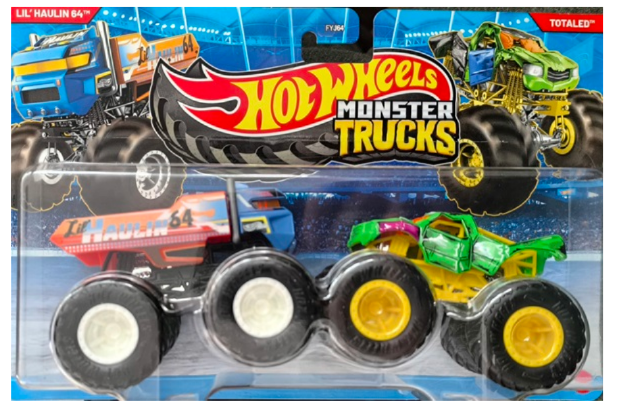 Hot Wheels - Monster Trucks 1:64 Pack - Lil Haulin 64 (JLV75) - JLV75 - Hot Wheels v:6989276