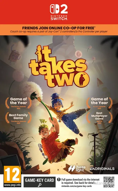 IT TAKES TWO - Nintendo Switch 2 - Engelsk - Standard v:1749025