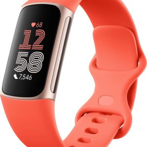 Fitbit – Charge 6 activity tracker – Coral / Gold – Gratis frakt v:7003480