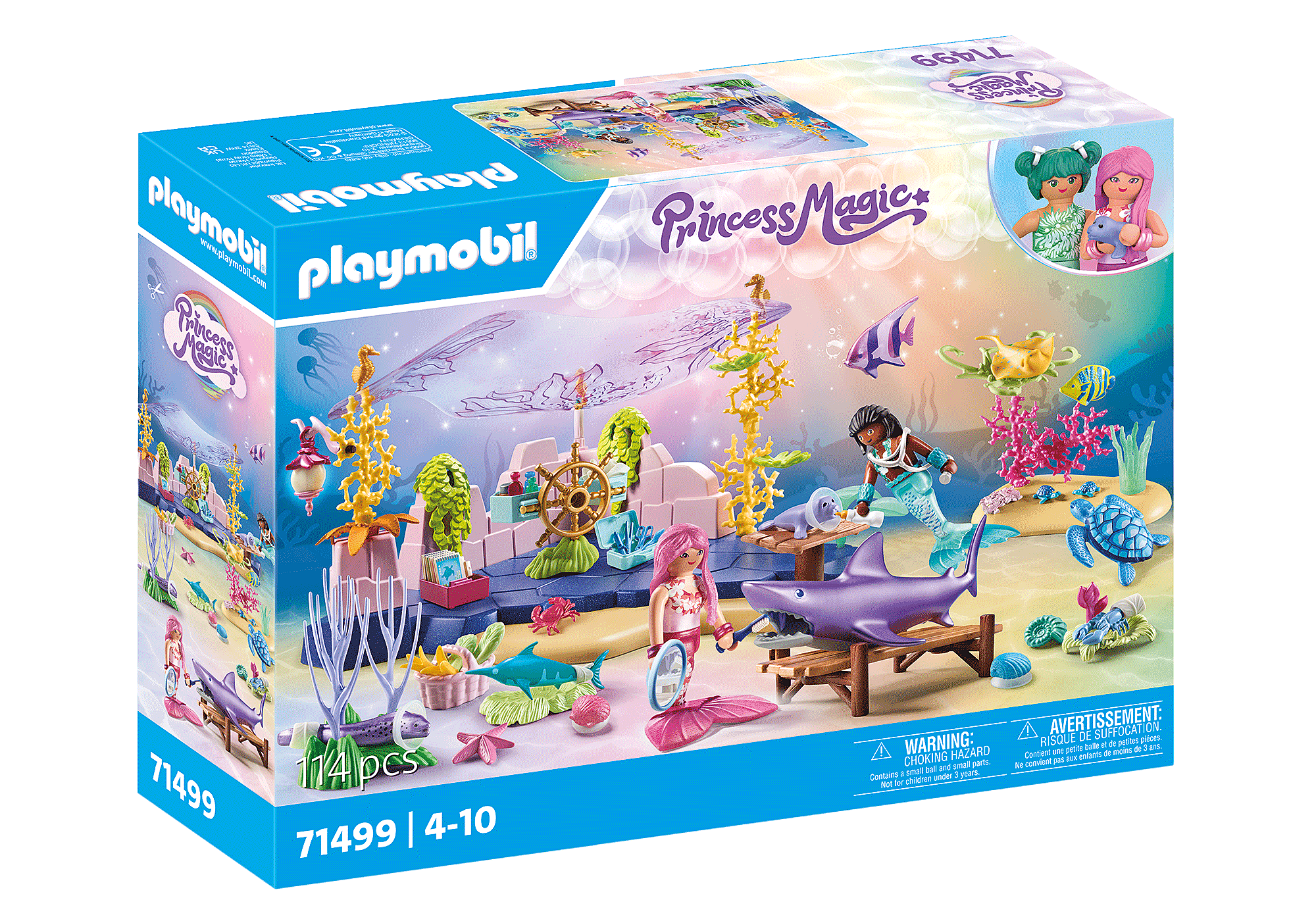 PLAYMOBIL - Sea Animal Care of the Mermaids (71499) v:9070413