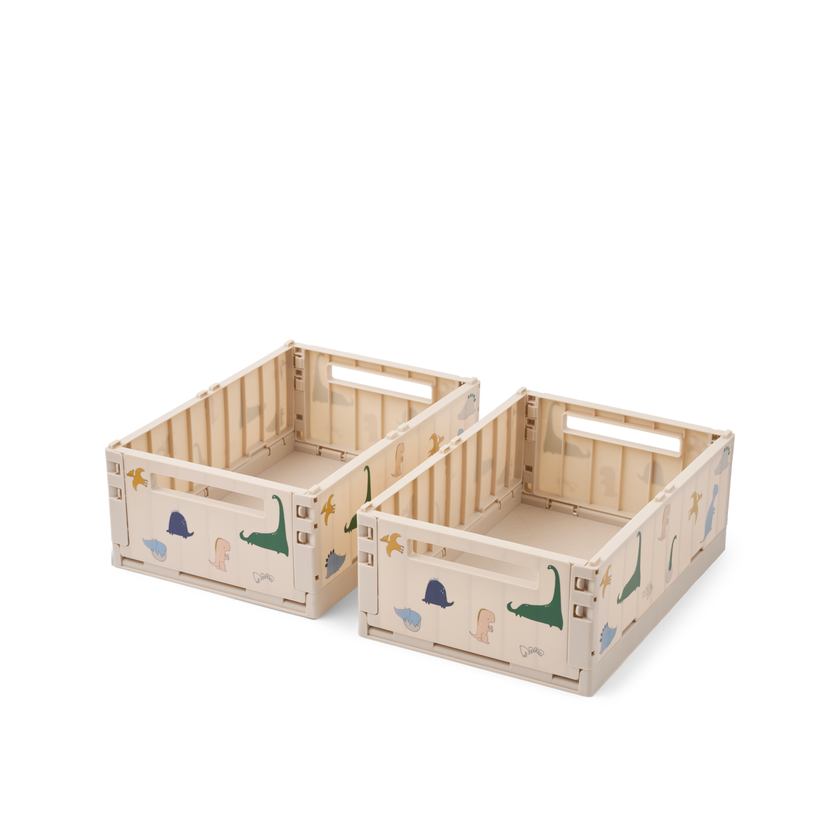 – Weston Printed Storage Box – Dino roar / Sandy – One size v:9194276