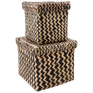 House Doctor – Storage Boxes HDOllie – Black, Nature – Gratis frakt v:8695983 House Doctor – Storage Boxes HDOllie – Black, Nature – Gratis frakt v:8695983
