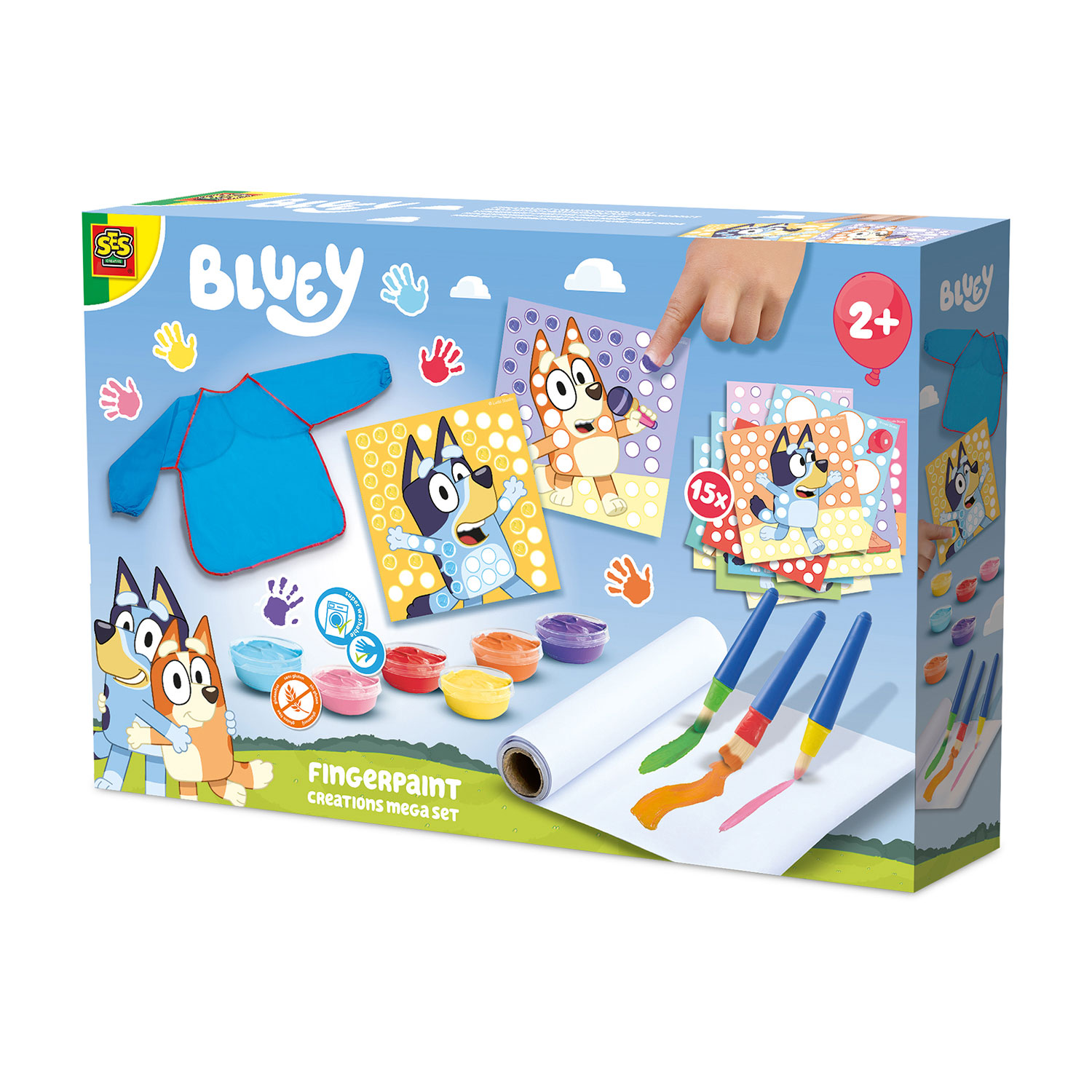 SES Creative – Bluey – Fingerpaint – Creations Mega Set (S14092) v:5320074