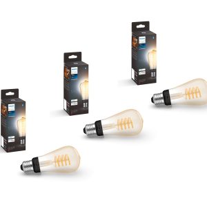 Philips Hue – 3x E27 Filament ST64 – White Ambiance – Pakke – Gratis frakt v:5855148 Philips Hue – 3x E27 Filament ST64 – White Ambiance – Pakke – Gratis frakt v:5855148