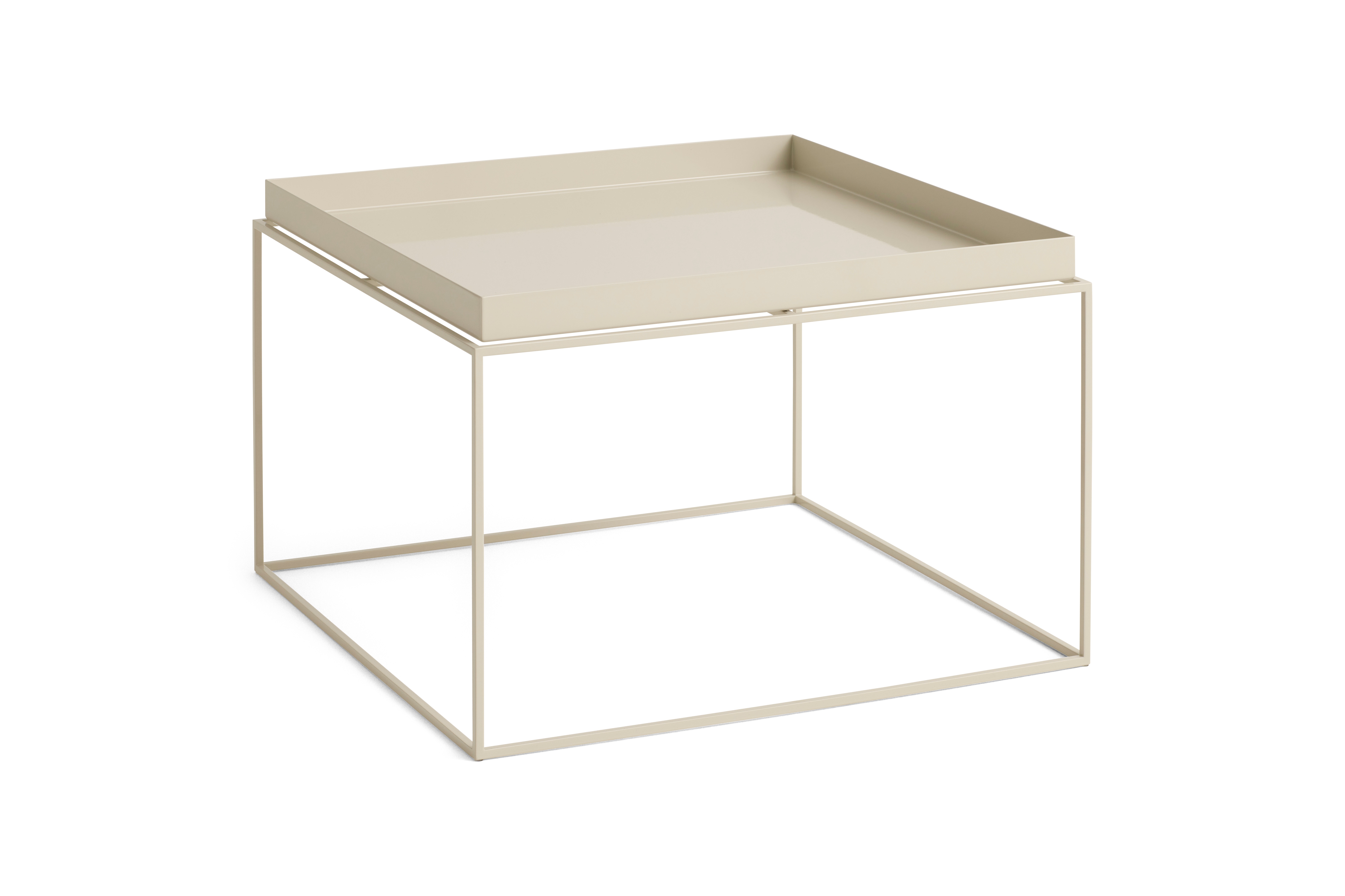 HAY - Tray Sofabord - 60x60x39 cm - Varm Beige - Beige - Gratis frakt v:3045369
