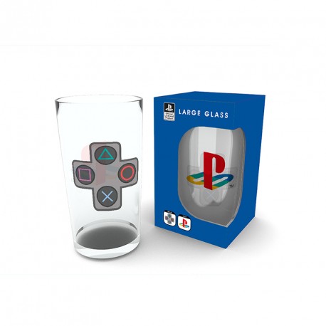 PLAYSTATION – Large Glass – 400ml – Buttons – box v:2383378