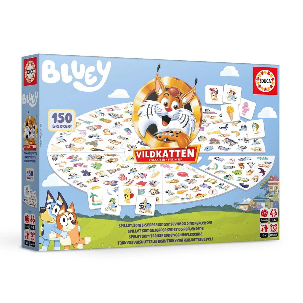 Educa - Vildkatten Bluey (78-20074) v:2463032