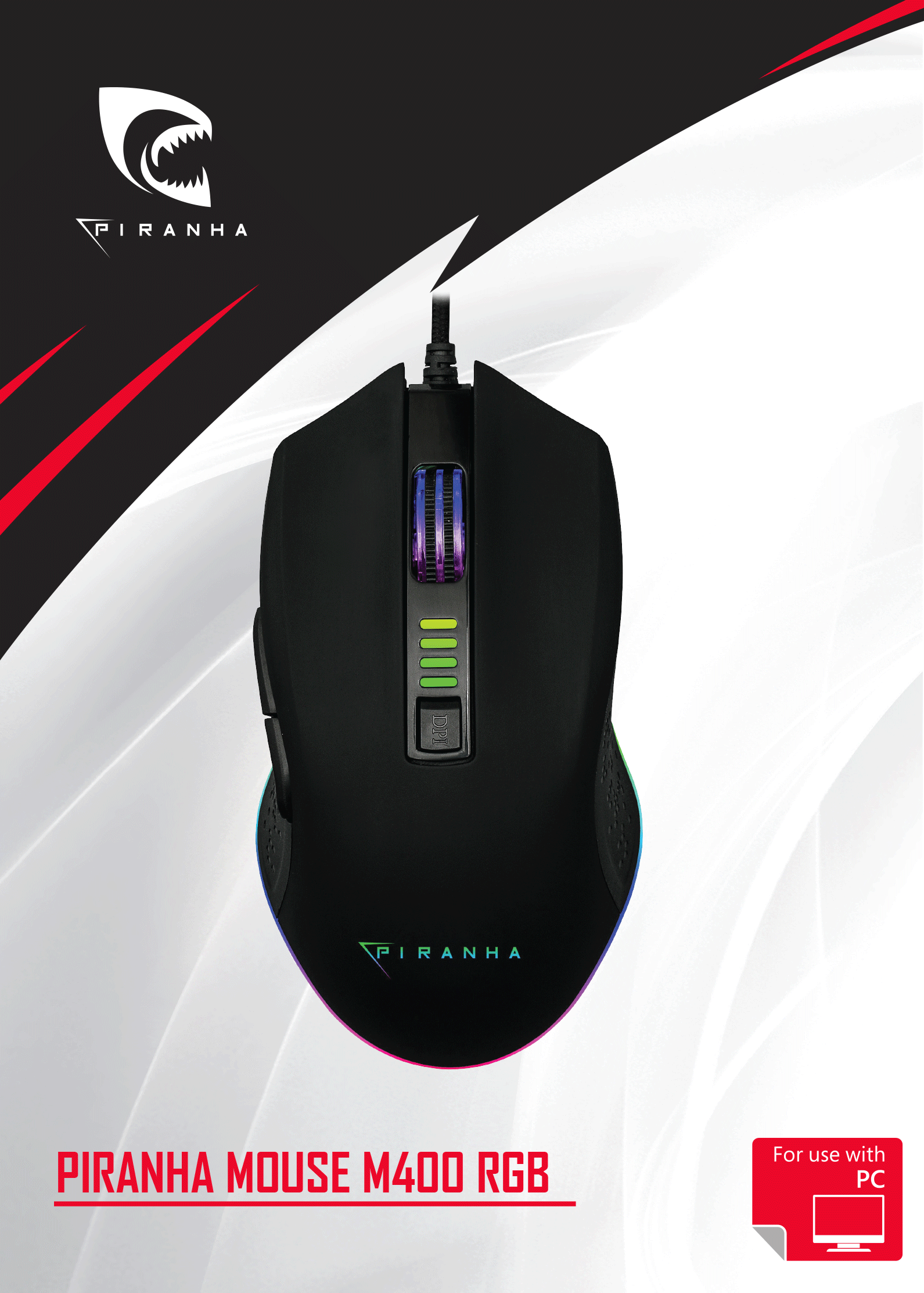 Piranha Mouse M400 RGB v:9234365