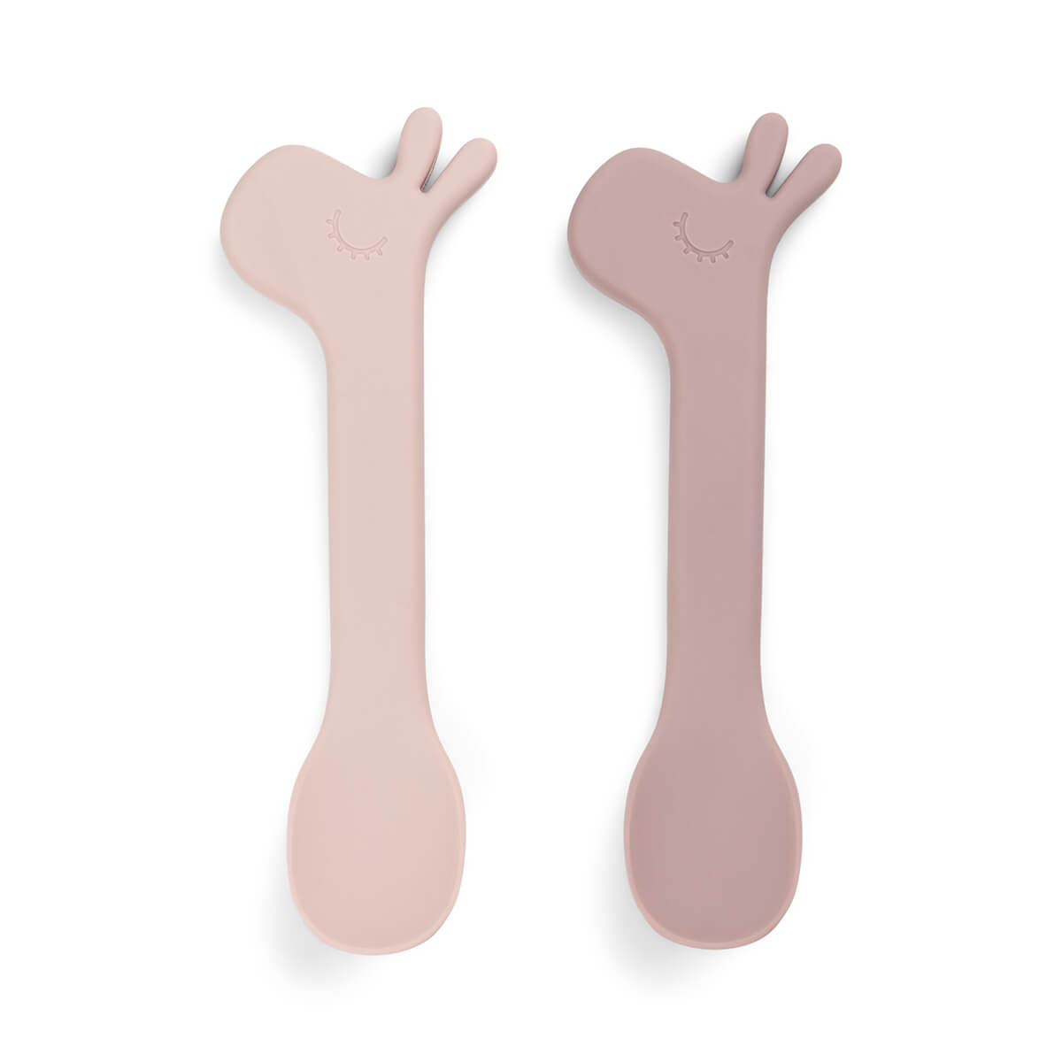 Done by Deer – Silicone spoon 2-pack – Lalee Powder – 14 x 4,5 x 2 cm v:4491332 Done by Deer – Silicone spoon 2-pack – Lalee Powder – 14 x 4,5 x 2 cm v:4491332