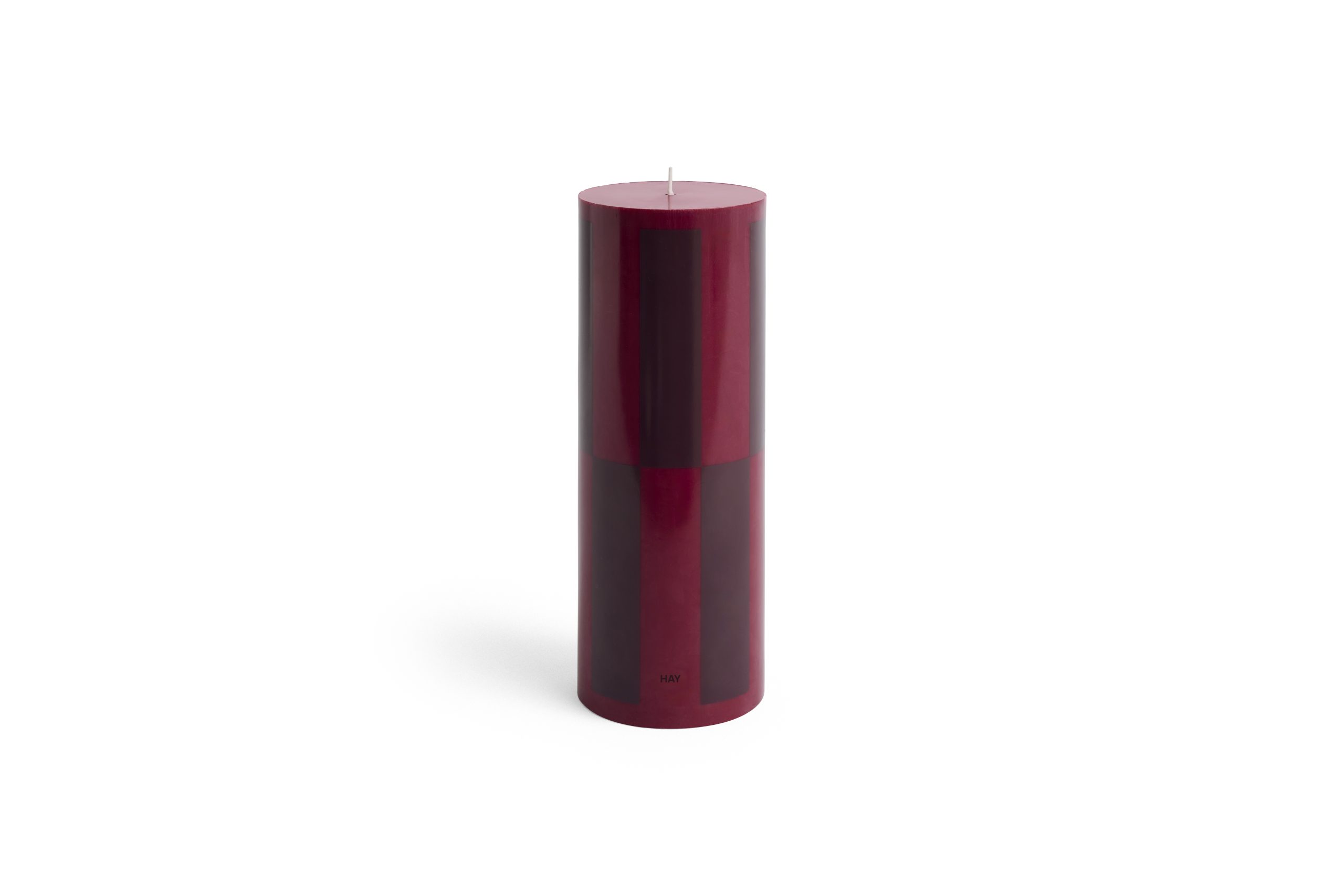 HAY – Column Lys Large – H25 cm – Vinrød & Bordeaux Store Ruter – Wine & Bordeaux Large Check v:4262195