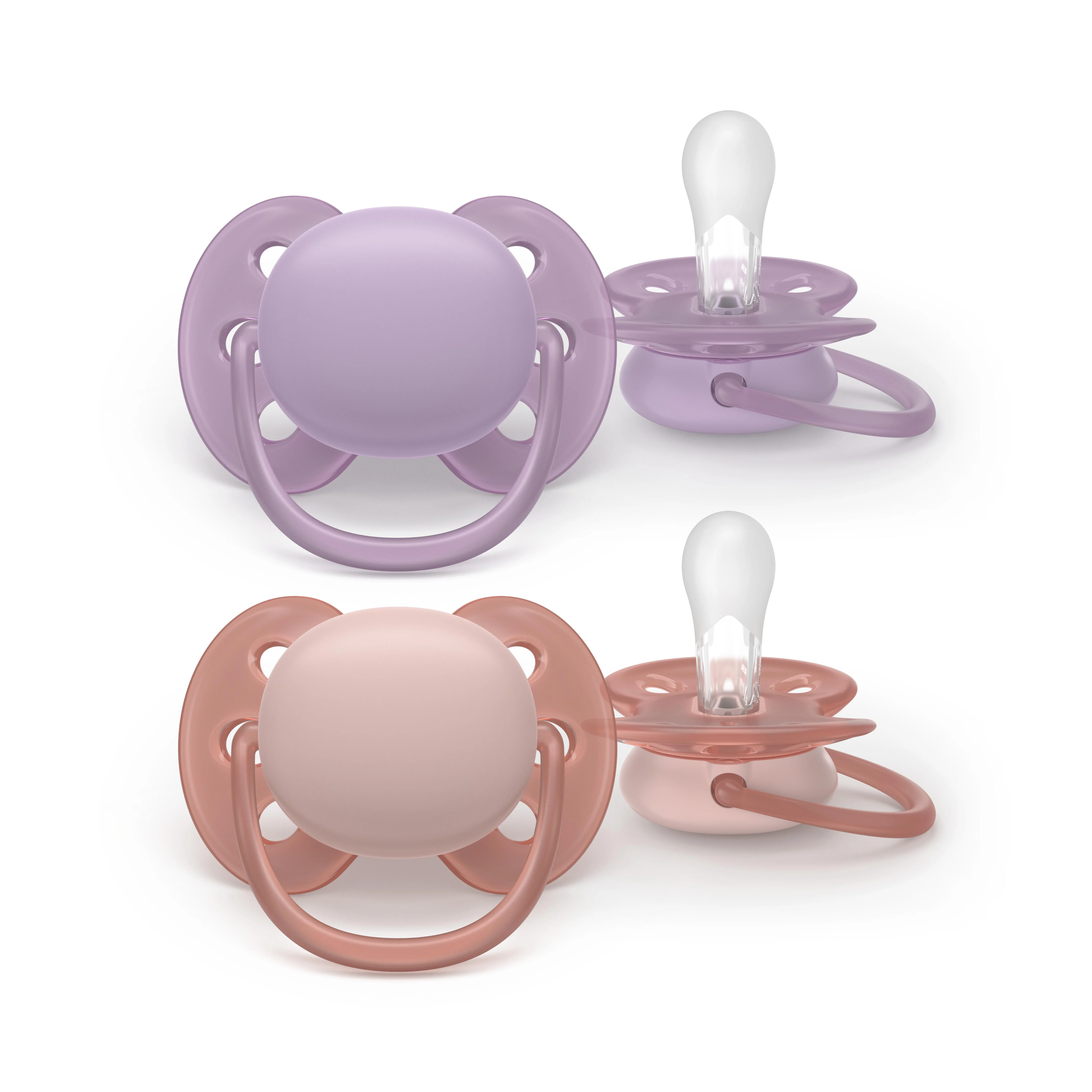 Philips Avent – Ultra soft soother, 6-18m, purple and pink v:9505190