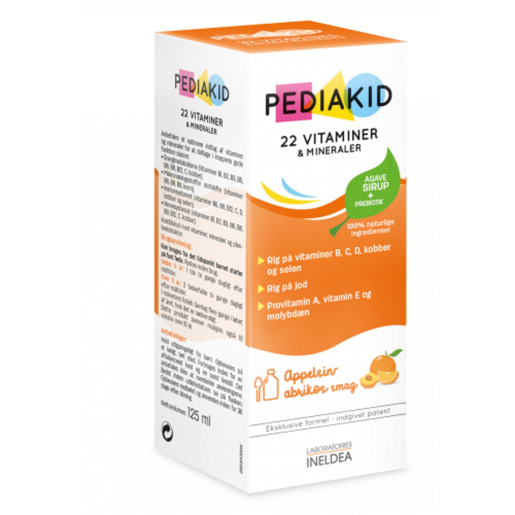 Pediakid 22 – Vitamins Sirup – (Apricot-orange) v:6205013