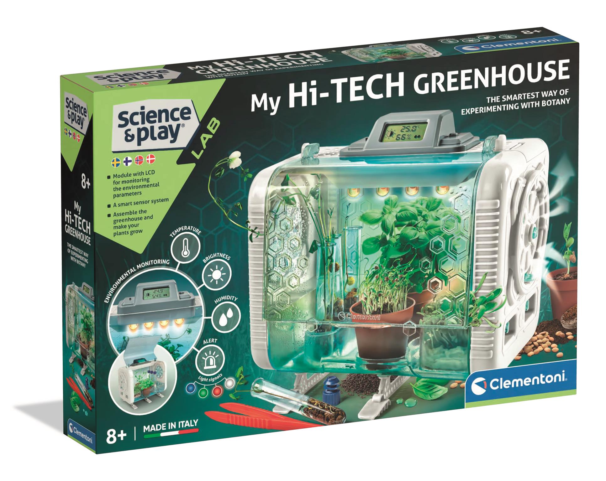 Clementoni - Technological Greenhouse (I-78846) - Gratis frakt v:7903175