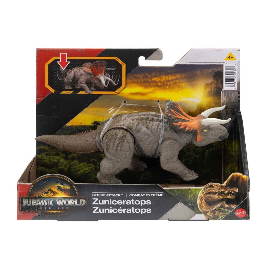 Jurassic World – Rebirth Strike Attack – Zuniceratops – Zuniceratops – Dinosauer v:9395740