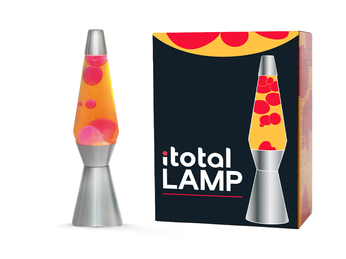 iTotal - Lava Lamp - Yellow and Red - 36 cm (XL1765) v:4490877