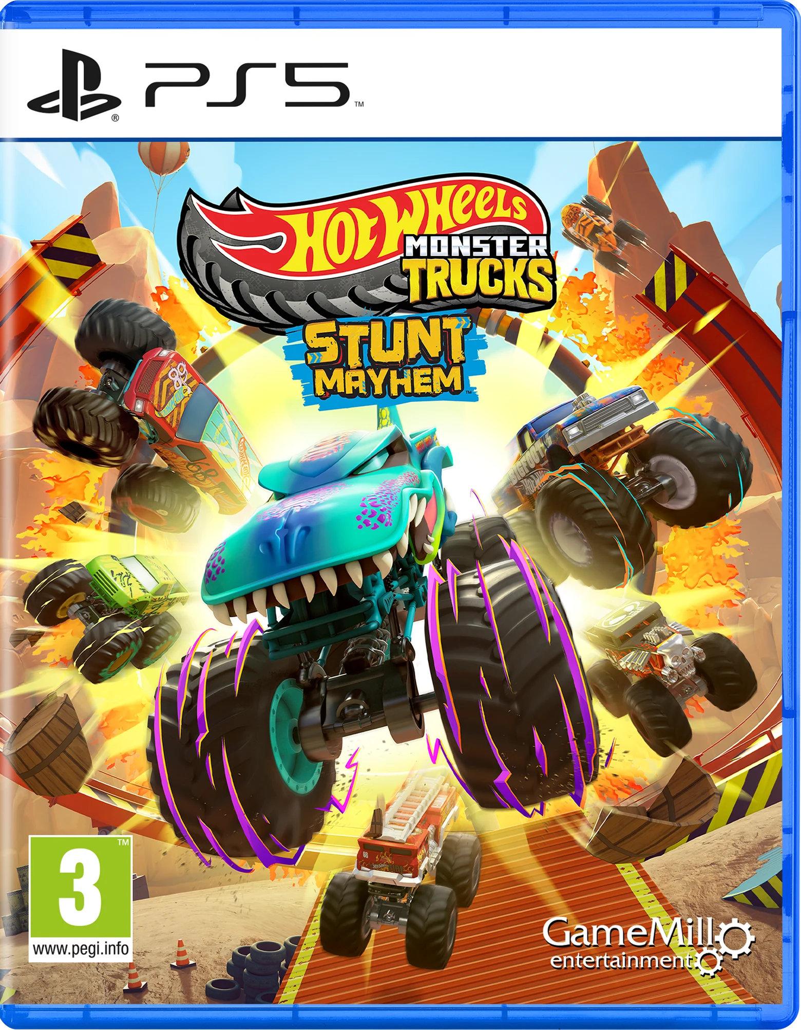 Hot Wheels Monster Trucks: Stunt Mayhem - PlayStation 5 - Engelsk - Standard v:1749261