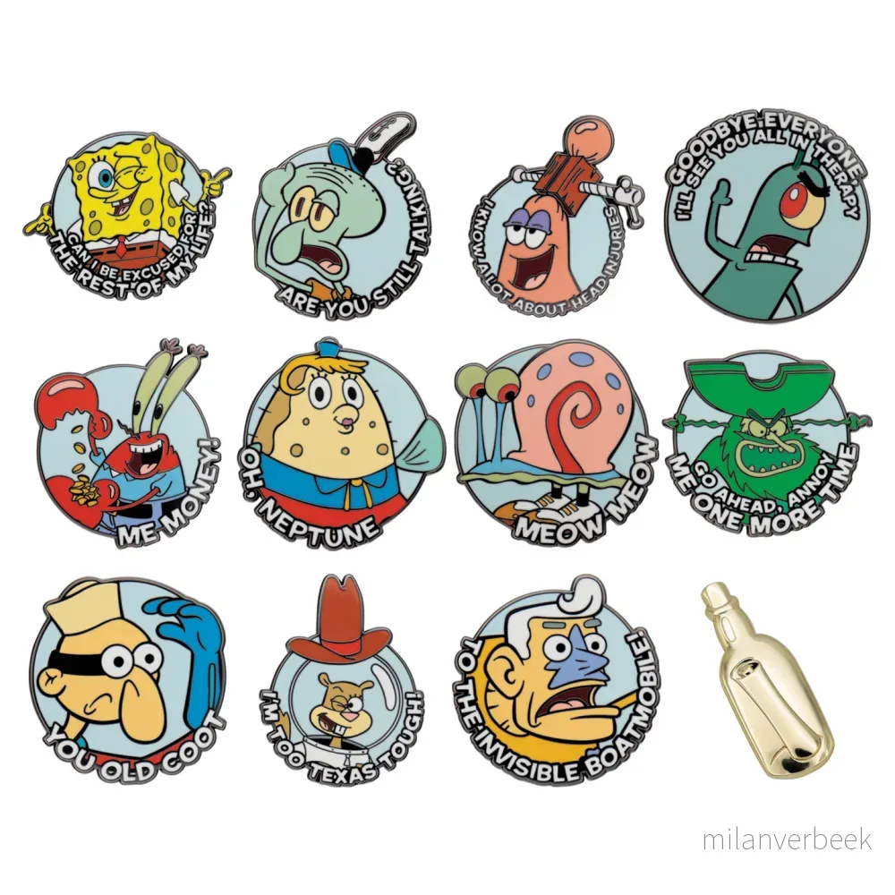 SpongeBob SquarePants – Mystery Pins (Assorted) (12 Different) v:8894945