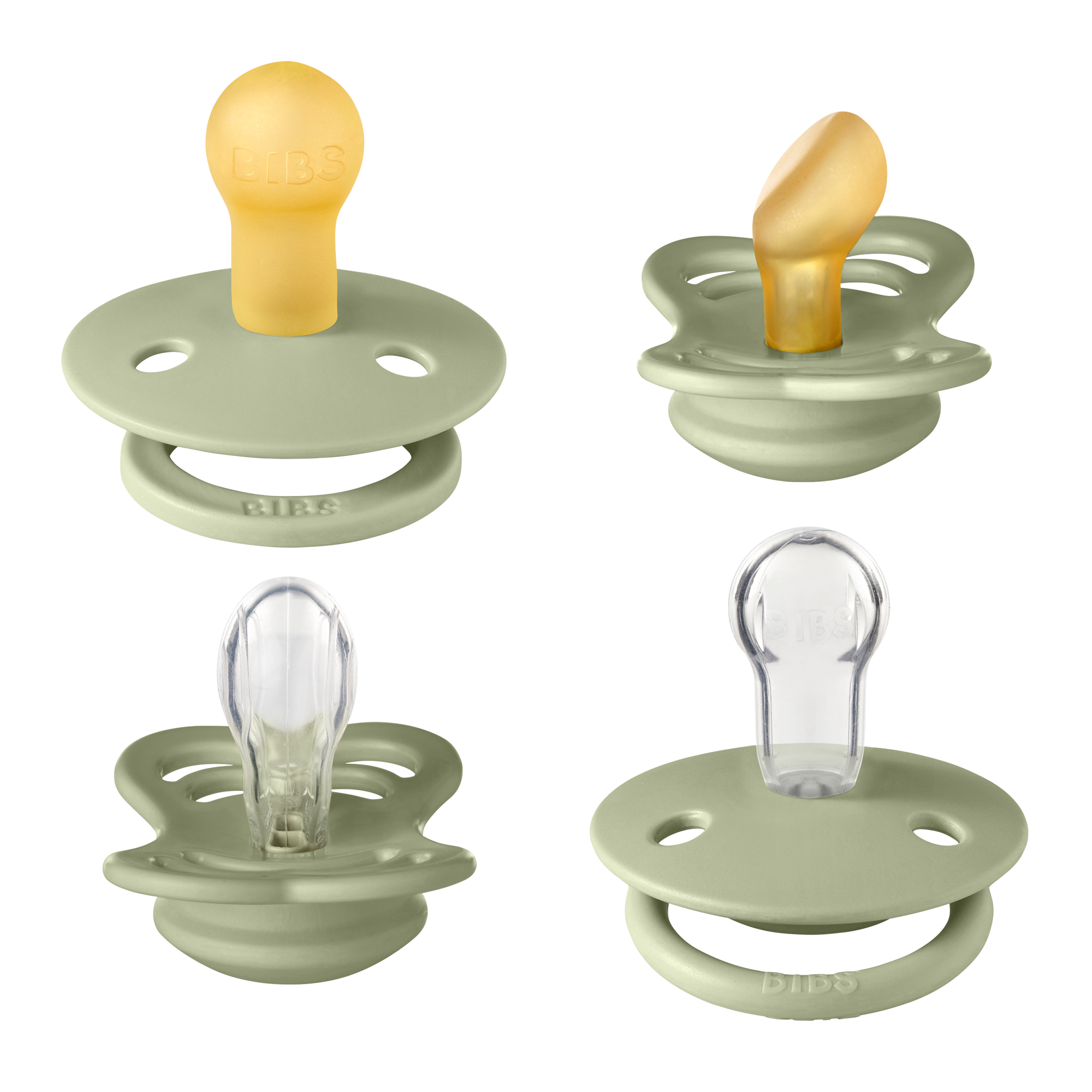 BIBS – Pacifiers Try-it Collection – Sage – Size 1 v:1703171 BIBS – Pacifiers Try-it Collection – Sage – Size 1 v:1703171