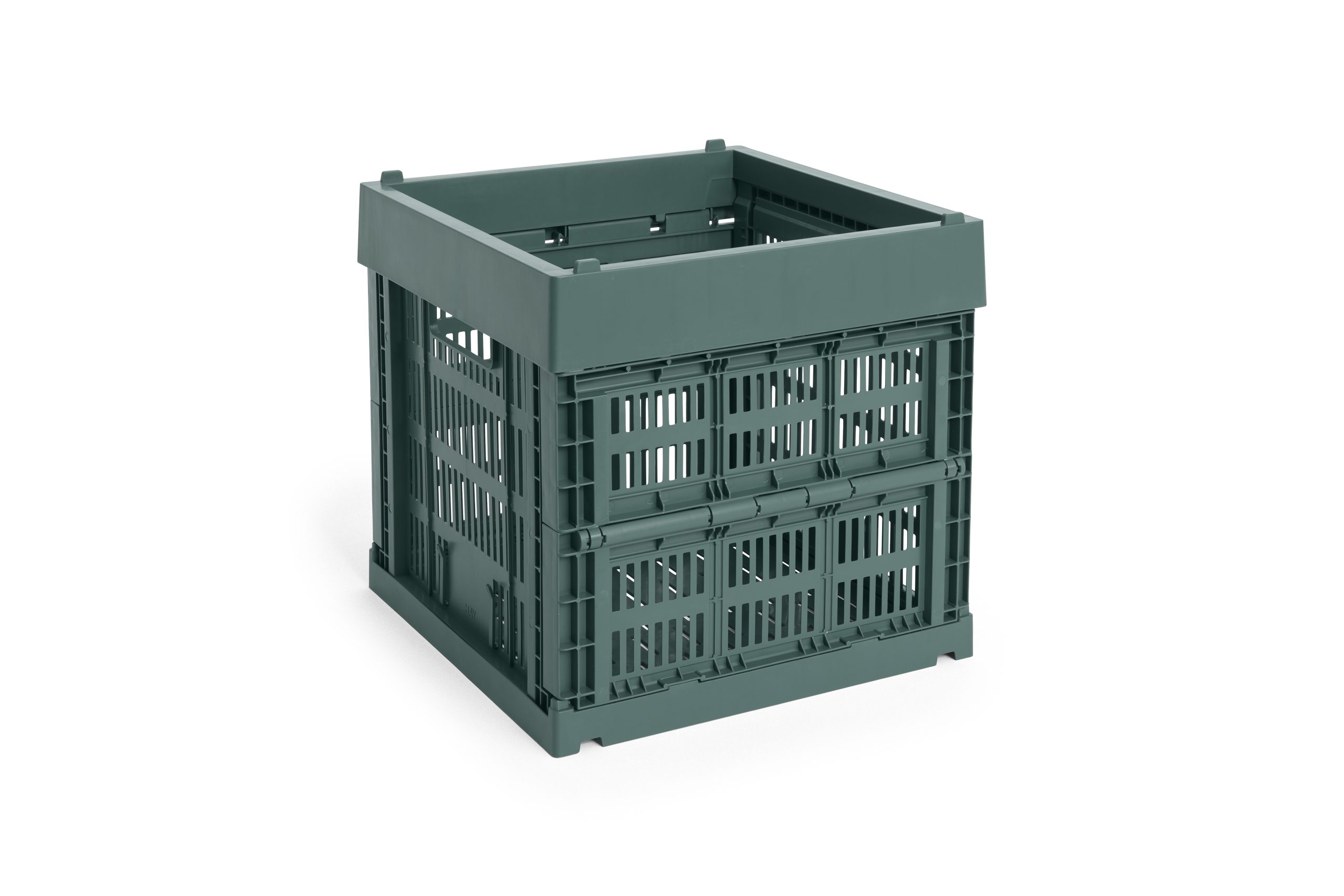 HAY - Colour Crate Cube Oppbevaringsboks (Mørkegrønn) - Dark Green v:7581312