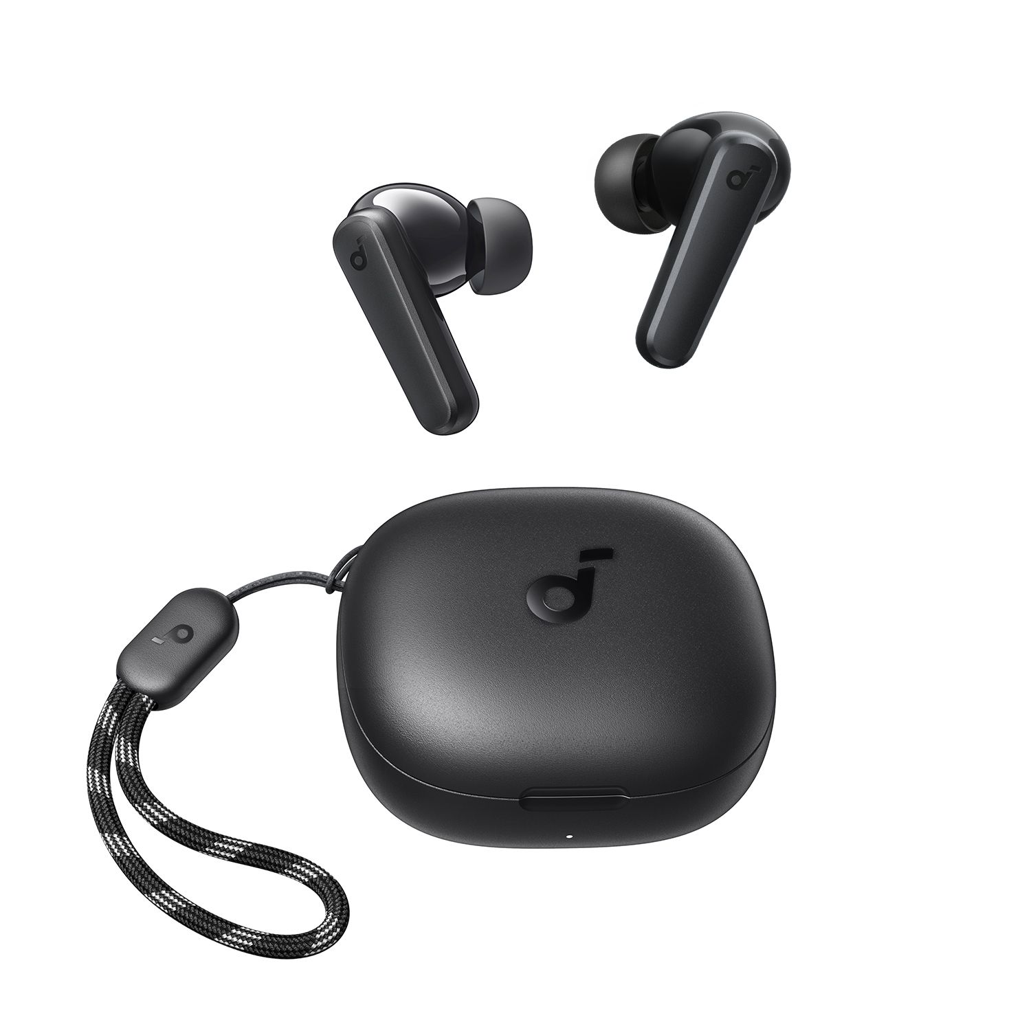 Anker – Soundcore R50i True Wireless Hodetelefoner – Svart – Bluetooth 5.3, Dyp Bass, 30t Batteritid v:5946215 Anker – Soundcore R50i True Wireless Hodetelefoner – Svart – Bluetooth 5.3, Dyp Bass, 30t Batteritid v:5946215