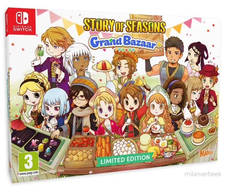 Story of Seasons: Grand Bazaar (Limited Edition) - Nintendo Switch - Engelsk - Limited Edition - Gratis frakt v:7682636
