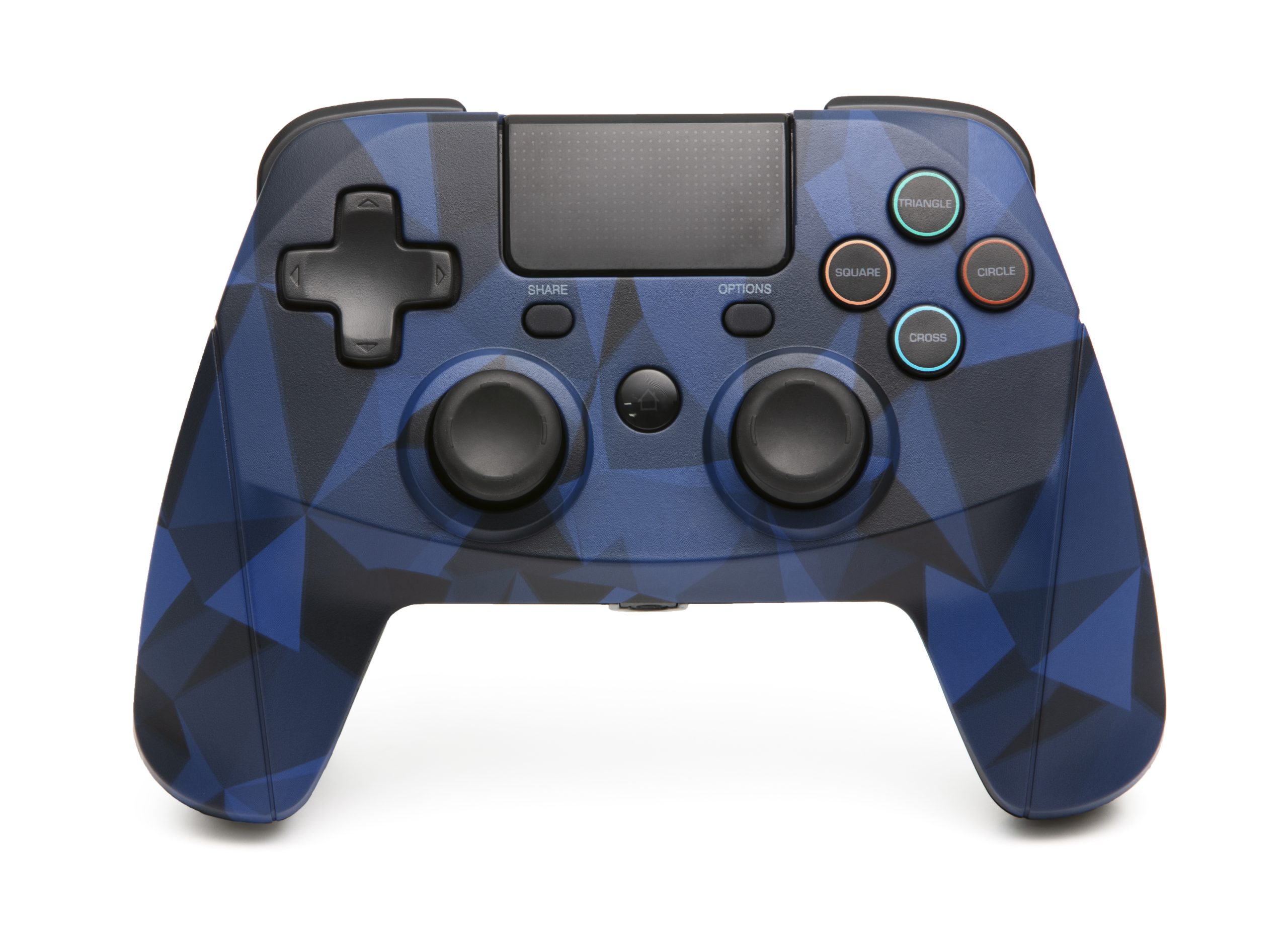 Snakebyte PS4 Gamepad 4 S Wireless (Camo Blue) – PlayStation 4 – Camo Blue – Engelsk – Standard – Gratis frakt v:5514539