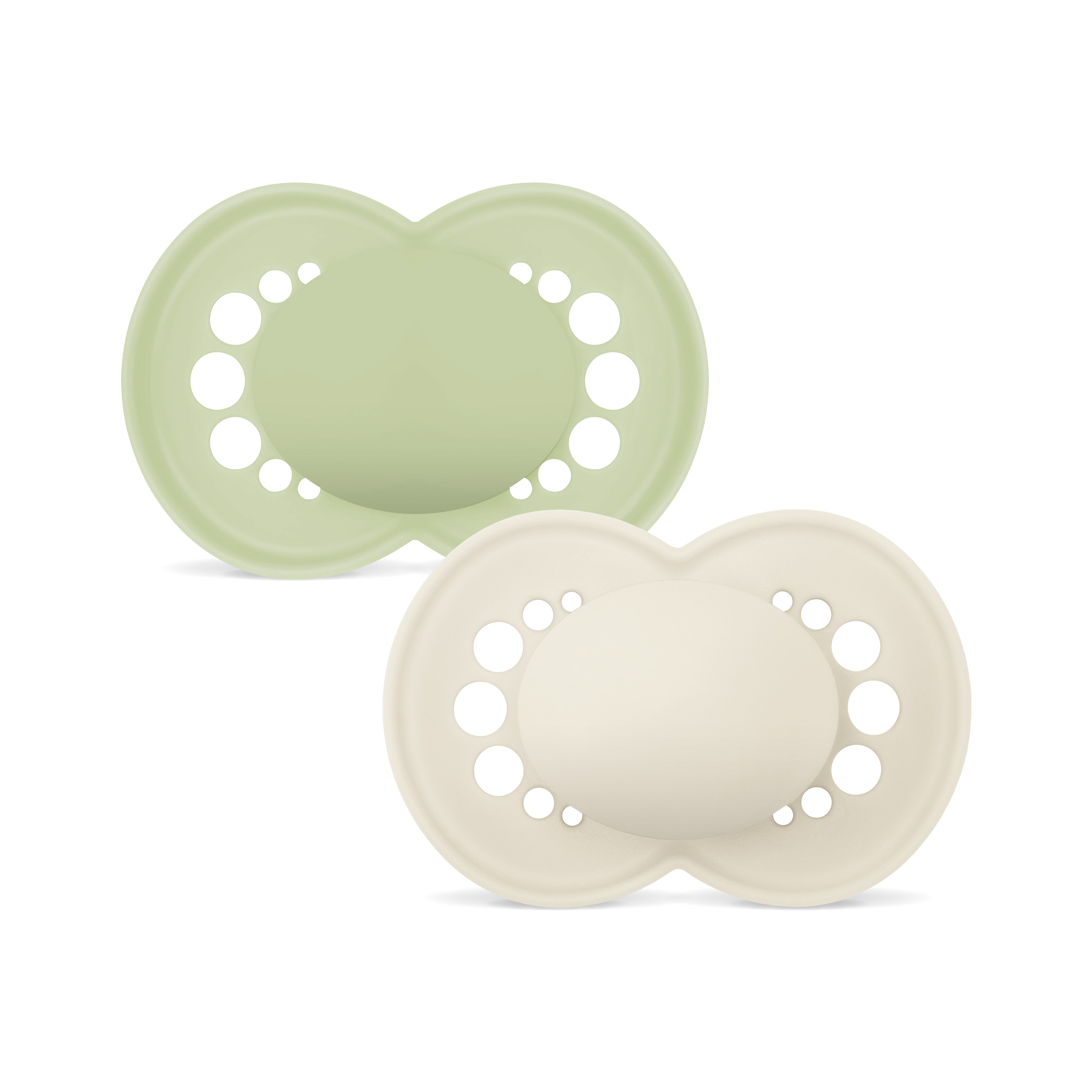 MAM - Orig Silk Pacifiers 6-16m - Green v:4795655