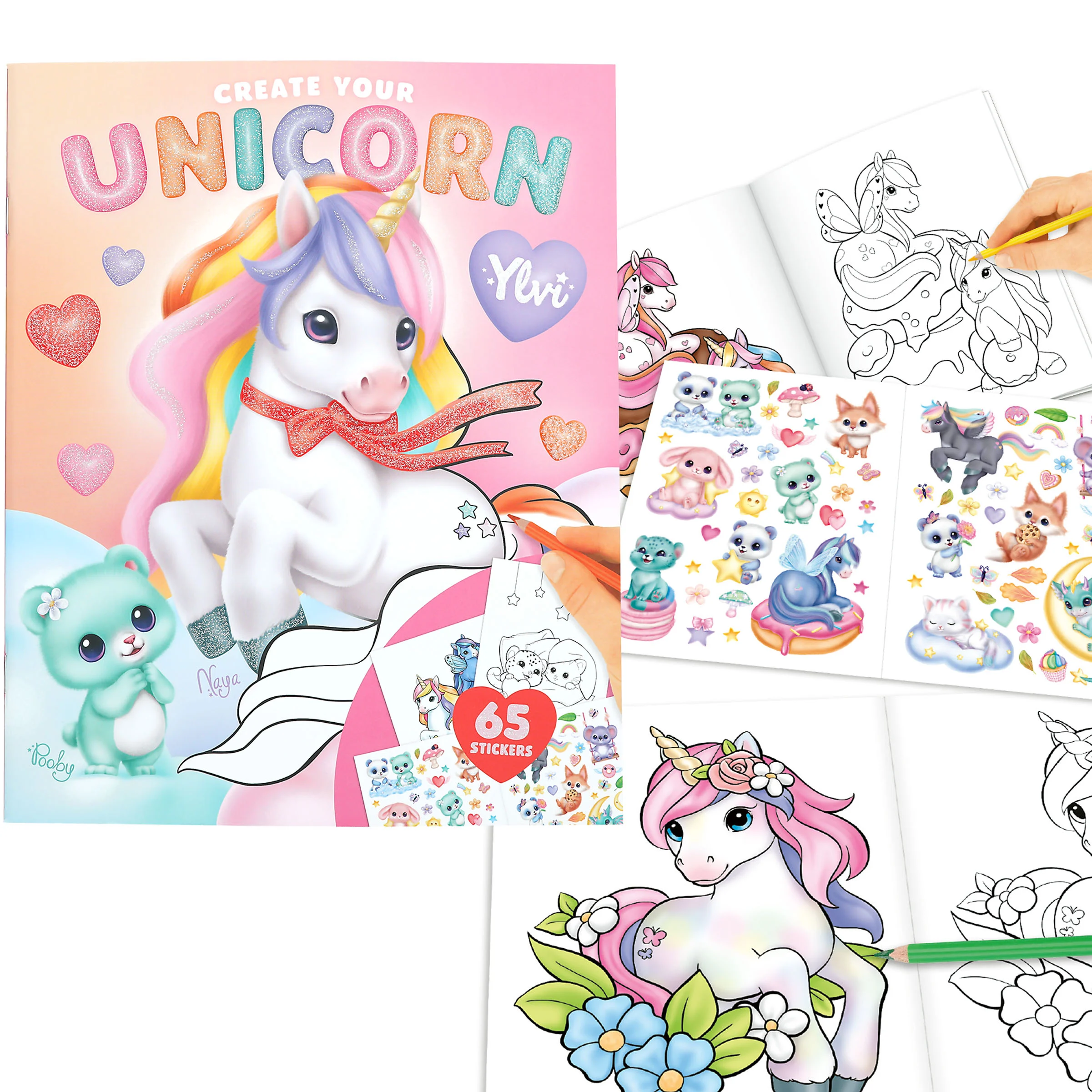 Ylvi – Unicorn Fargeleggingsbok v:1280968