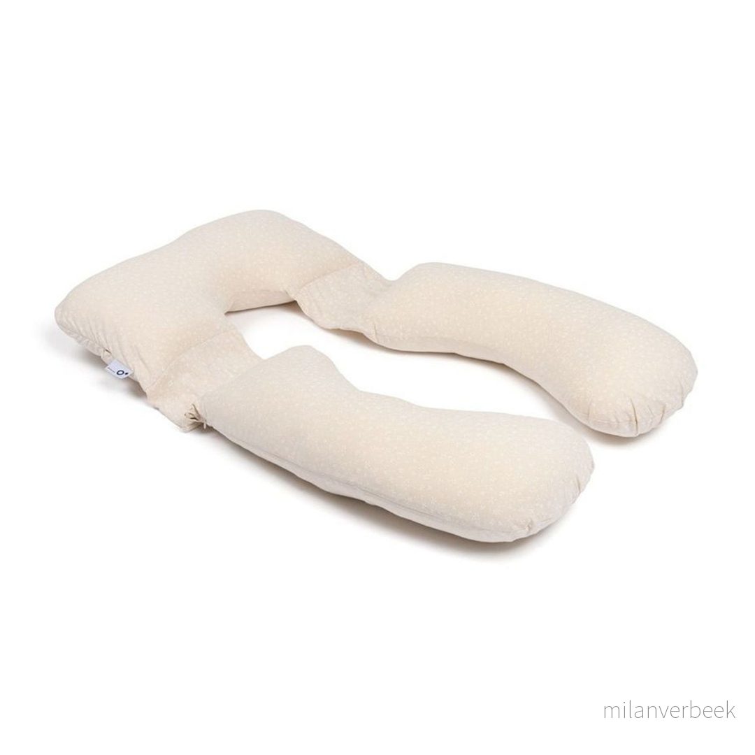 Doomoo - Maternity Pillow Maxi - Flower Sand - Gratis frakt v:1681909