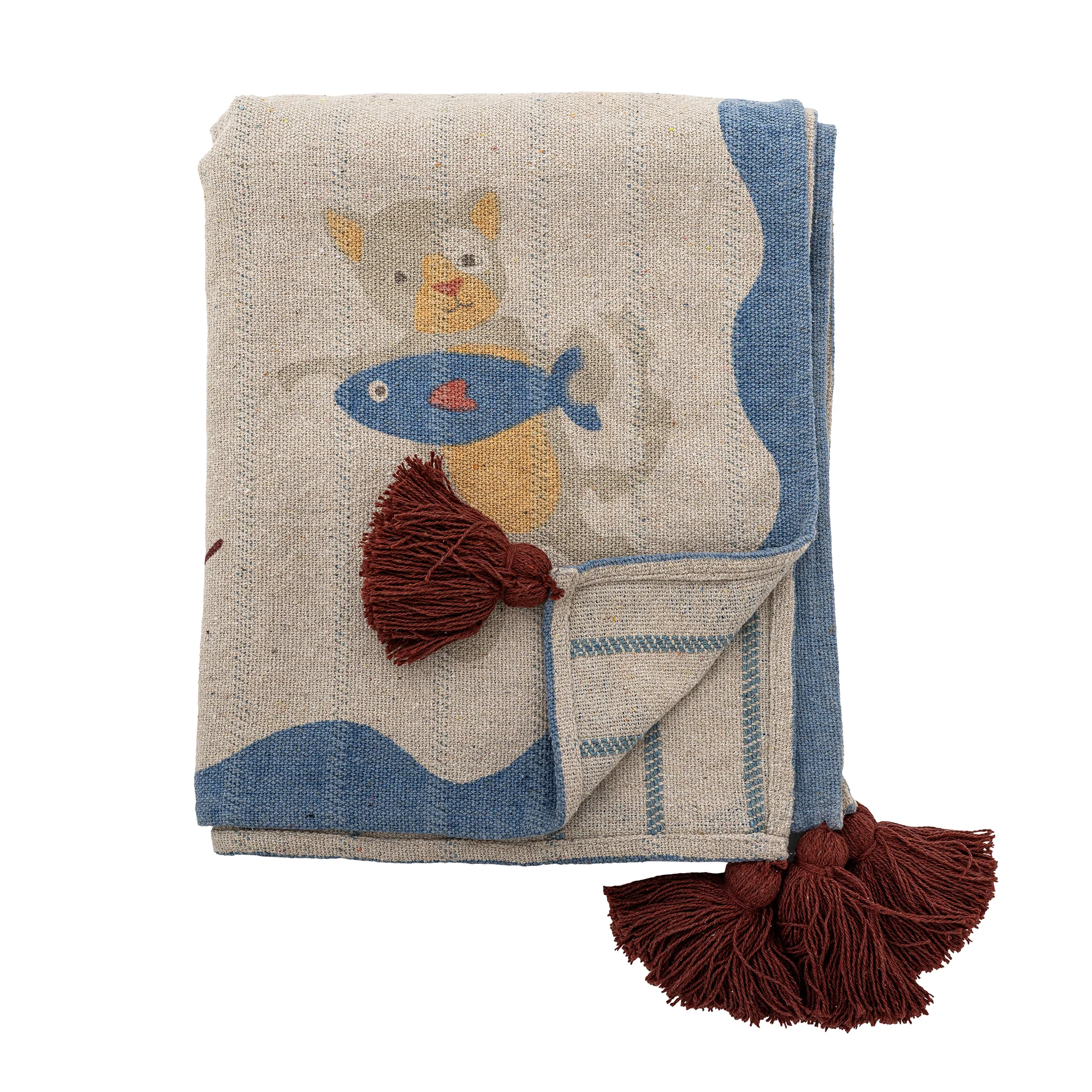 Bloomingville MINI - Mille Throw - Multi - Recycled Cotton v:7160458