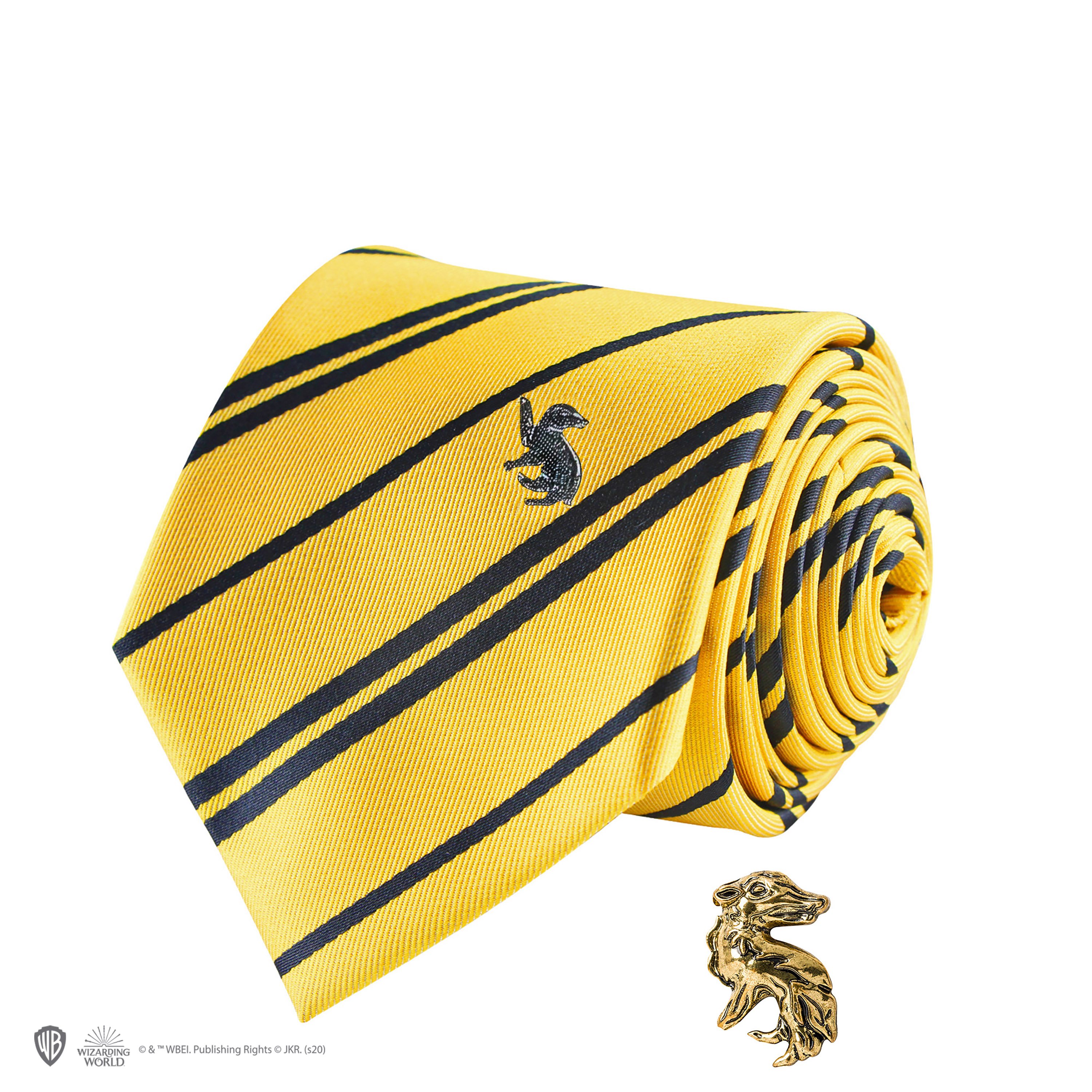 Harry Potter – Hufflepuff – Deluxe Tie with metal pin – Hufflepuff v:1014868 Harry Potter – Hufflepuff – Deluxe Tie with metal pin – Hufflepuff v:1014868