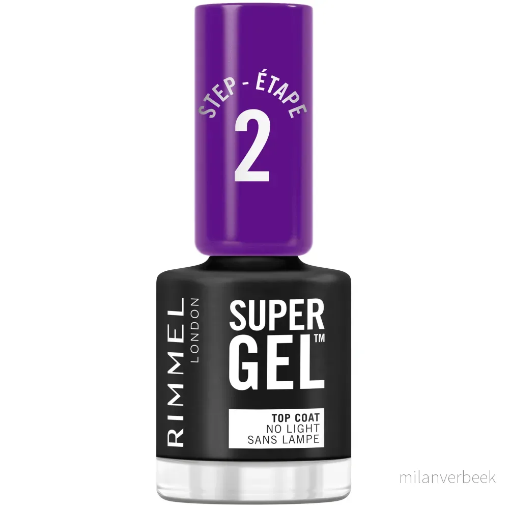 Rimmel London - Super Gel Step 2 Protective Glossy Top Coat - 12 ml v:1159846