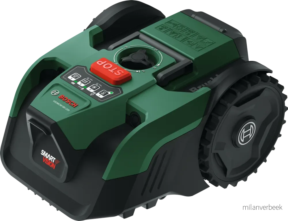 Bosch - VISIMOW18V-200 Robotgressklipper - Trådløs 18V Robotgressklipper med SmartVision for opptil 200 m² - Gratis frakt v:5007826