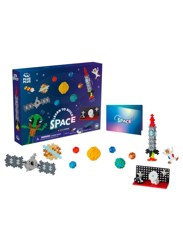 Plus-Plus – Learn to Build – Verdensrommet supersett – 1000 stk. - Gratis frakt v:2527792